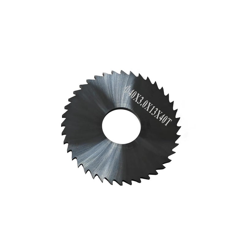 WEXWE Tools Slitting Saw for General-Purpose Slotting and Cut-Off Operations Total Solid Carbide Saw,D40-13-3.0-40T 1PCS - Image 1